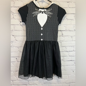 Disney nightmare before Christmas Glitter Jack Skellington girls cosplaydress‎ L